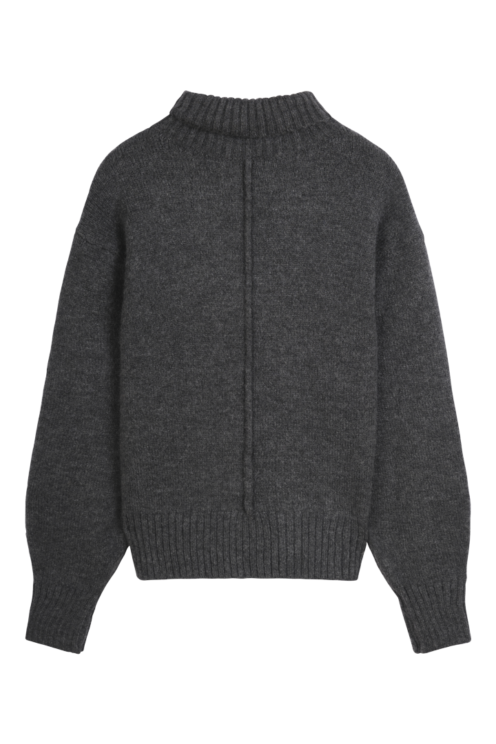 PULL COL ROULE ANTHRACITE GRIS